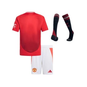 Manchester United Home Jersey Kit 2024/25 Kids(Jersey+Shorts+Socks)