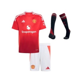 Manchester United Home Jersey Kit 2024/25 Kids(Jersey+Shorts+Socks)