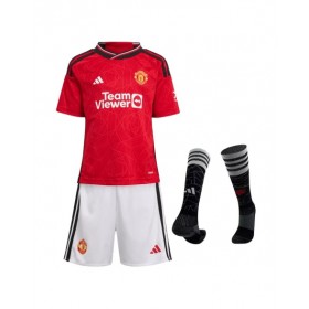 Youth Manchester United Jersey Whole Kit 2023/24 Home