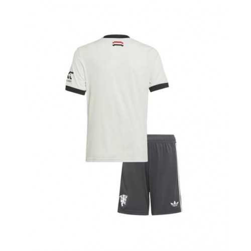 Manchester United Third Away Soccer Jersey Kit 2024/25 Kids(Jersey+Shorts)