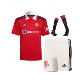 Youth Manchester United Jersey Whole Kit 2022/23 Home