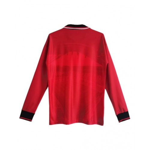 Manchester United Home Jersey Retro 1994/96 By - Long Sleeve