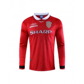 Manchester United Home Jersey Retro 1999/00 By - Long Sleeve