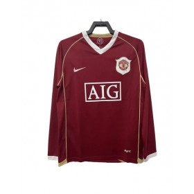 Manchester United Home Jersey Retro 2006/07 By - Long Sleeve