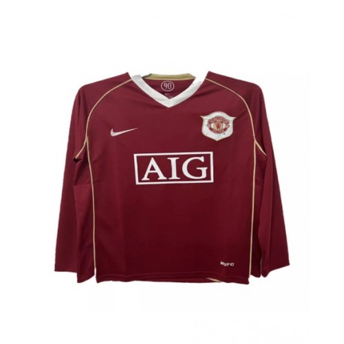 Manchester United Jersey 2006/07 Home Retro - Long Sleeve