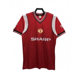 Retro 1985 Manchester United Home Soccer Jersey