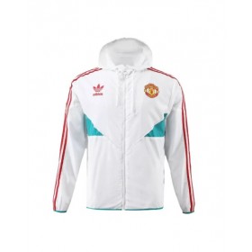 Manchester United Hoodie Windbreaker Jacket 2023/24 - White