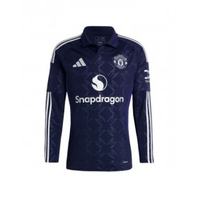 Manchester United Long Sleeve Away Soccer Jersey 2024/25