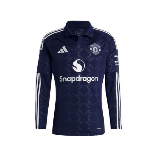 Manchester United Long Sleeve Away Soccer Jersey 2024/25