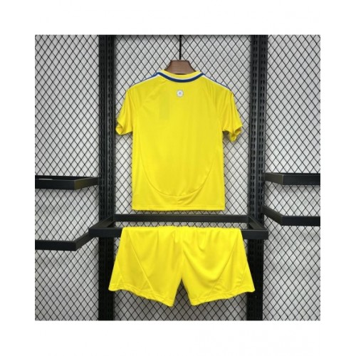 Leeds United F.C. 2024/25 Away Kids Kit