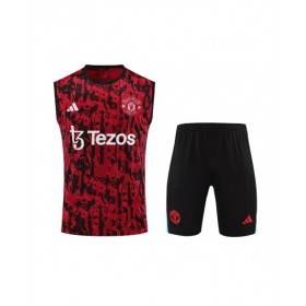 Manchester United Sleeveless Training Jersey Kit 2023/24