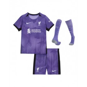 Youth Liverpool Jersey Whole Kit 2023/24 Third