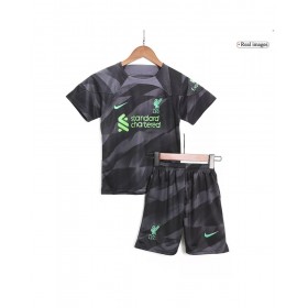 Youth Liverpool Goalkeeper Jersey Kit 2023/24