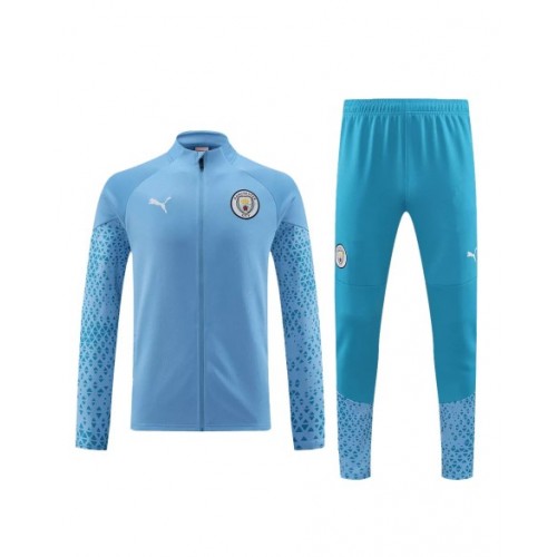 Manchester City Jacket Tracksuit 2023/24 - Blue