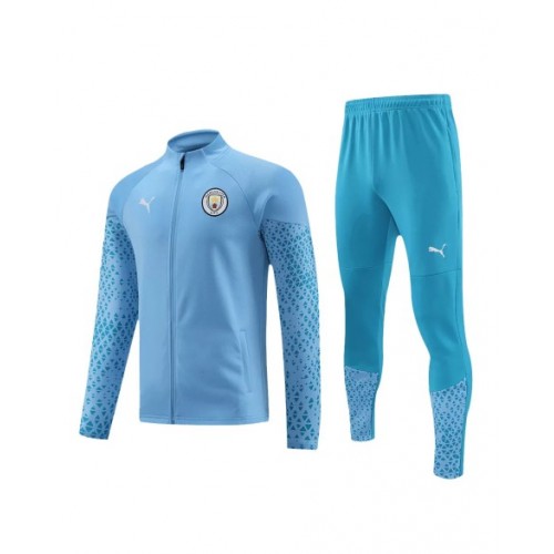 Manchester City Jacket Tracksuit 2023/24 - Blue