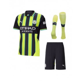 Manchester City Away Soccer Jersey Kit 2024/25 (Jersey+Shorts+Socks)