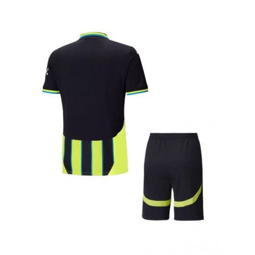 Manchester City Away Soccer Jersey Kit 2024/25 (Jersey+Shorts)