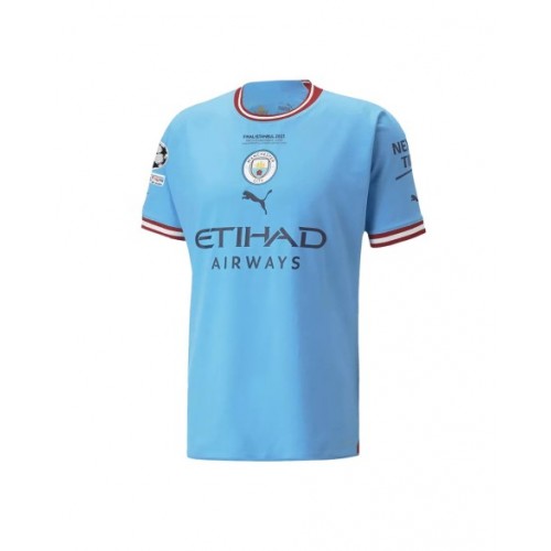 Manchester City Jersey 202223 Authentic Home UCL Final