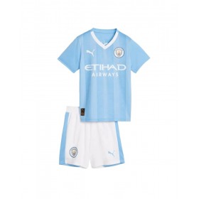 Youth Manchester City Jersey Kit 202324 Home