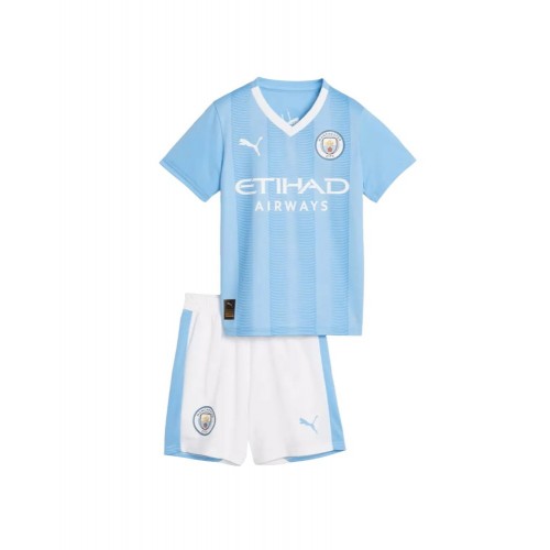 Youth Manchester City Jersey Kit 202324 Home