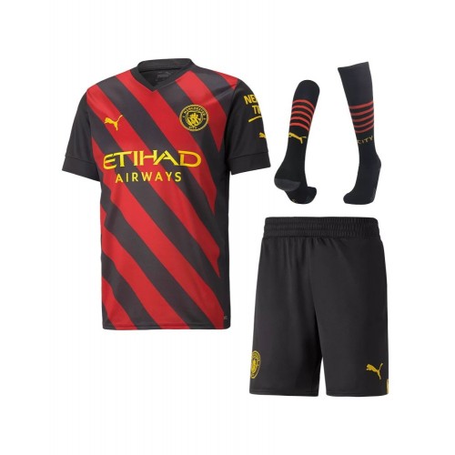 Manchester City Jersey Whole Kit 2022/23 Away