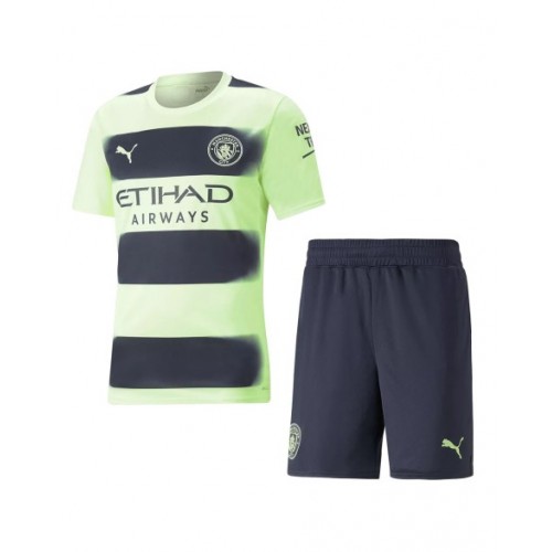 Youth Manchester City Jersey Kit 2022/23 Third