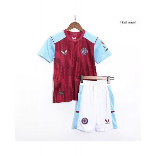 Youth Aston Villa Jersey Kit 2023/24 Home