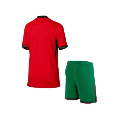 Portugal Home Jersey Kit EURO 2024 Kids(Jersey+Shorts)