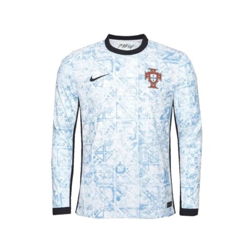 Authentic Portugal Long Sleeve Away Jersey EURO 2024