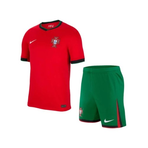 Portugal Home Jersey Kit EURO 2024 (Jersey+Shorts)