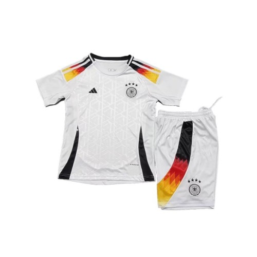 Germany Home Jersey Kit EURO 2024 Kids(Jersey+Shorts)