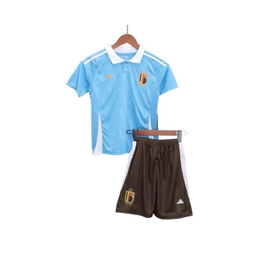 Belgium Away Jersey Kit EURO 2024 Kids(Jersey+Shorts)