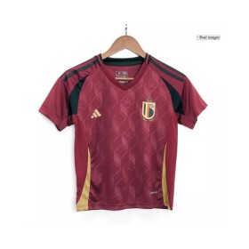 Belgium Home Jersey Kit EURO 2024 Kids(Jersey+Shorts)