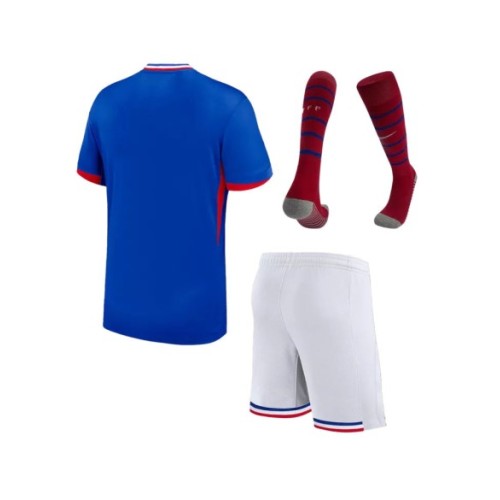 France Home Jersey Kit EURO 2024 (Jersey+Shorts+Socks)