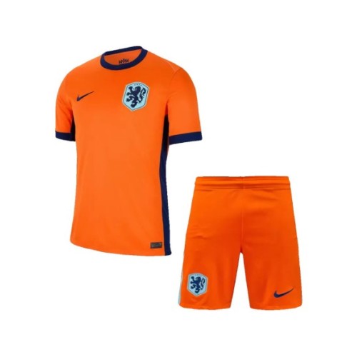 Netherlands Home Jersey Kit EURO 2024 (Jersey+Shorts)