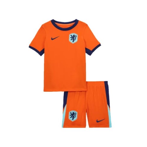 Netherlands Home Jersey Kit EURO 2024 Kids(Jersey+Shorts)