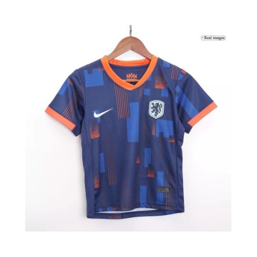 Netherlands Away Jersey Kit EURO 2024 Kids(Jersey+Shorts)