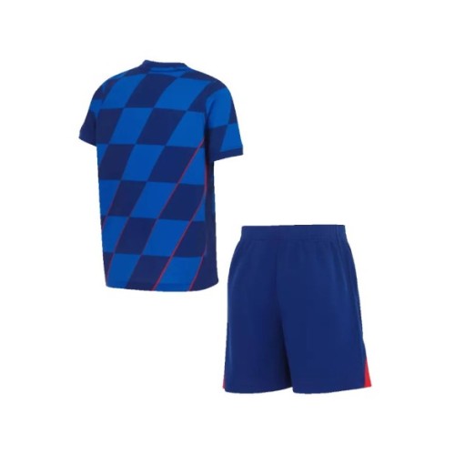 Croatia Away Jersey Kit EURO 2024 Kids(Jersey+Shorts)