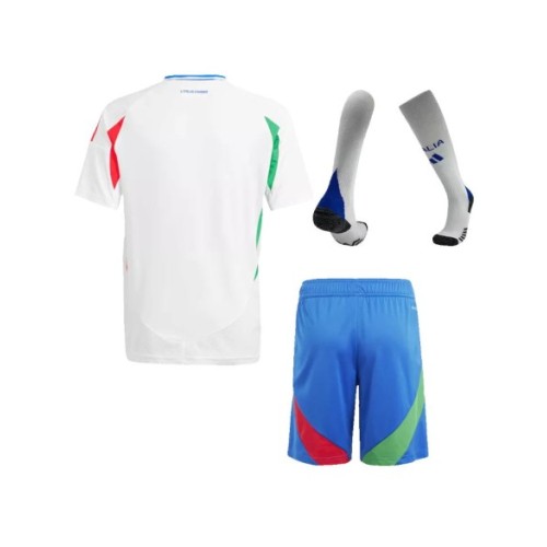 Italy Away Jersey Kit EURO 2024 Kids(Jersey+Shorts+Socks)