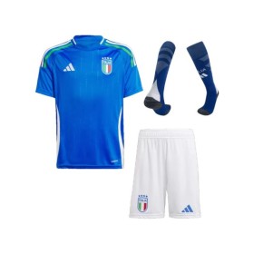 Italy Home Jersey Kit EURO 2024 Kids(Jersey+Shorts+Socks)