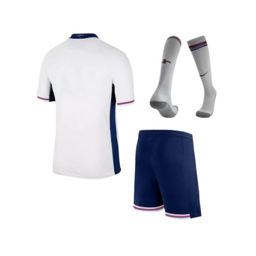 England Home Jersey Kit EURO 2024 Kids(Jersey+Shorts+Socks)