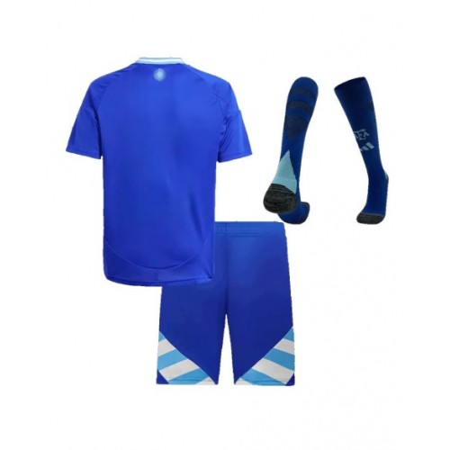 Argentina Away Jersey Kit Copa America 2024 Kids(Jersey+Shorts+Socks)