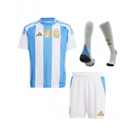 Argentina Home Jersey Kit Copa America 2024 Kids(Jersey+Shorts+Socks)