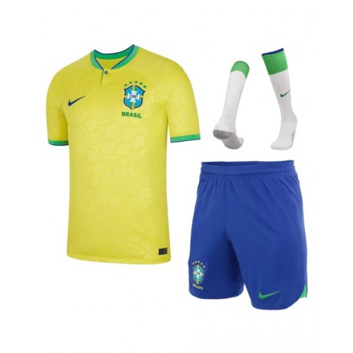 Brazil Jersey Whole Kit 2022 Home World Cup