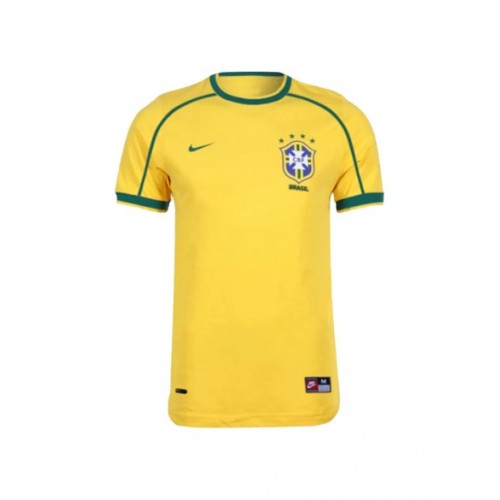 Brazil Home Jersey Retro 1998 By