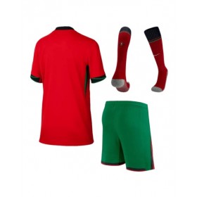 Portugal Home Jersey Kit EURO 2024 Kids(Jersey+Shorts+Socks)