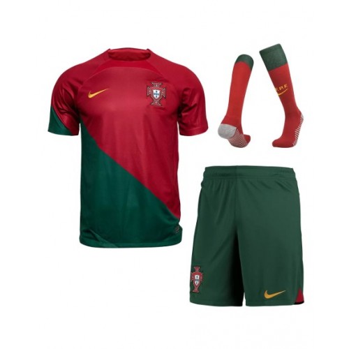 Portugal Jersey Whole Kit 2022 Home World Cup