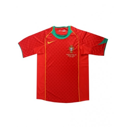 Portugal Home Jersey Retro 2004 By