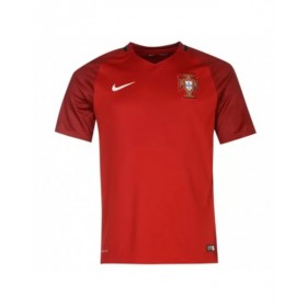 Portugal Home Soccer Jersey Retro 2016