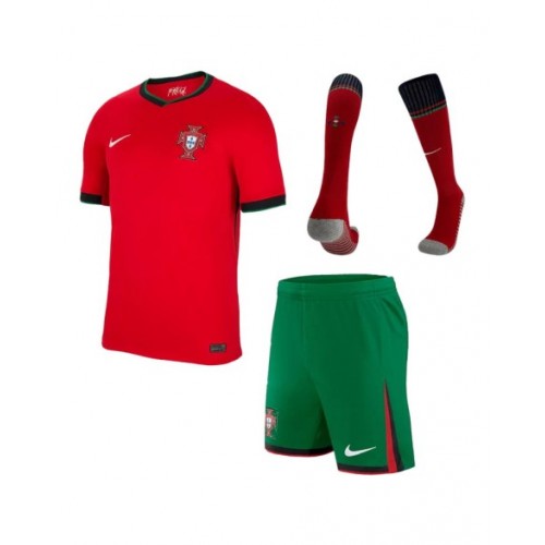 Portugal Home Jersey Kit EURO 2024 (Jersey+Shorts+Socks)